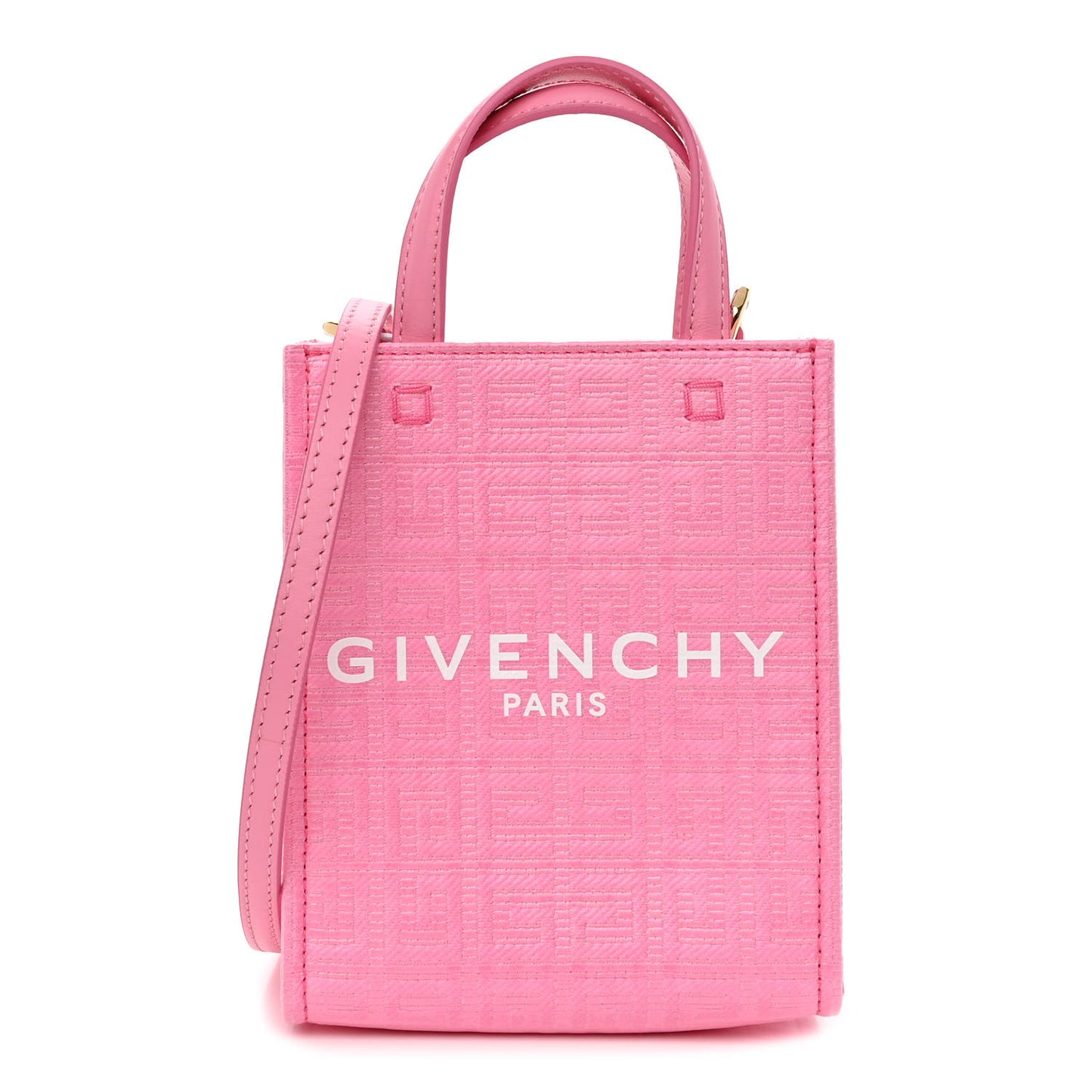 Coated Canvas Logo 4G Mini Tote Tote Pink