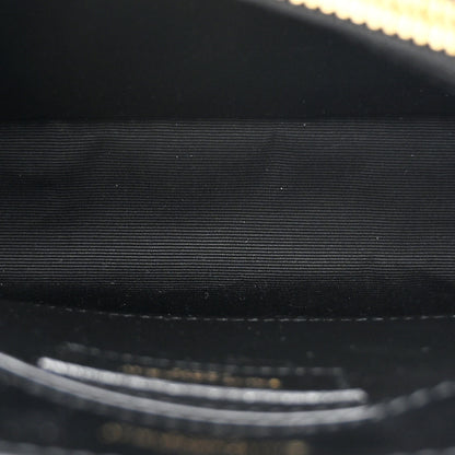 Saint Laurent Calfskin Y Quilted Monogram Small Loulou Chain Satchel Black 6 of 13
