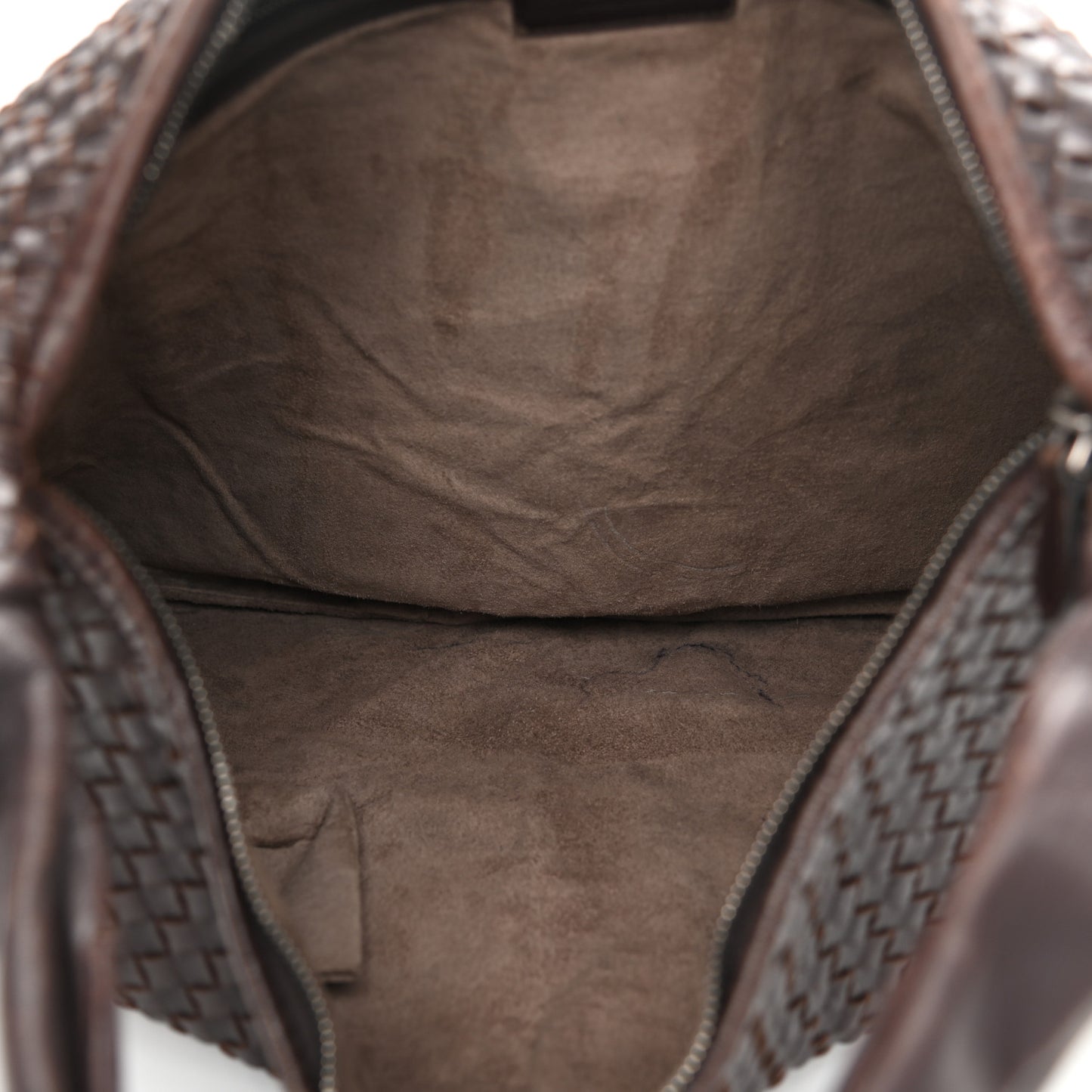 Nappa Intrecciato Maxi Veneta Hobo Ebano