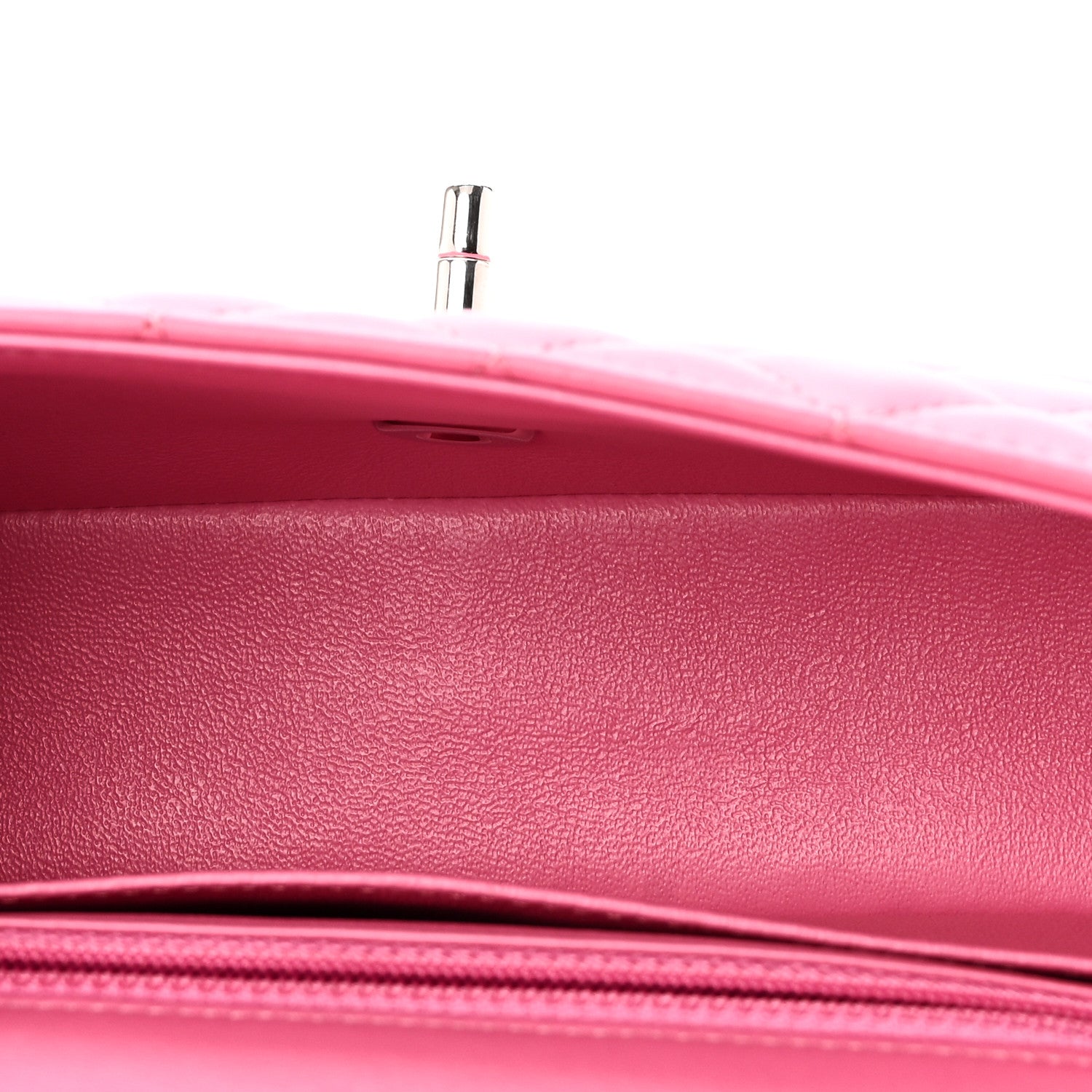 Chanel Lambskin Quilted Mini Rectangular Flap Pink 5 of 11