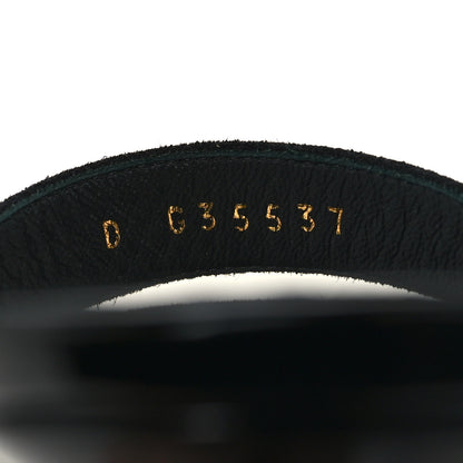 Chanel Kid Suede Pearl Sandals 37.5 Black 6 of 8