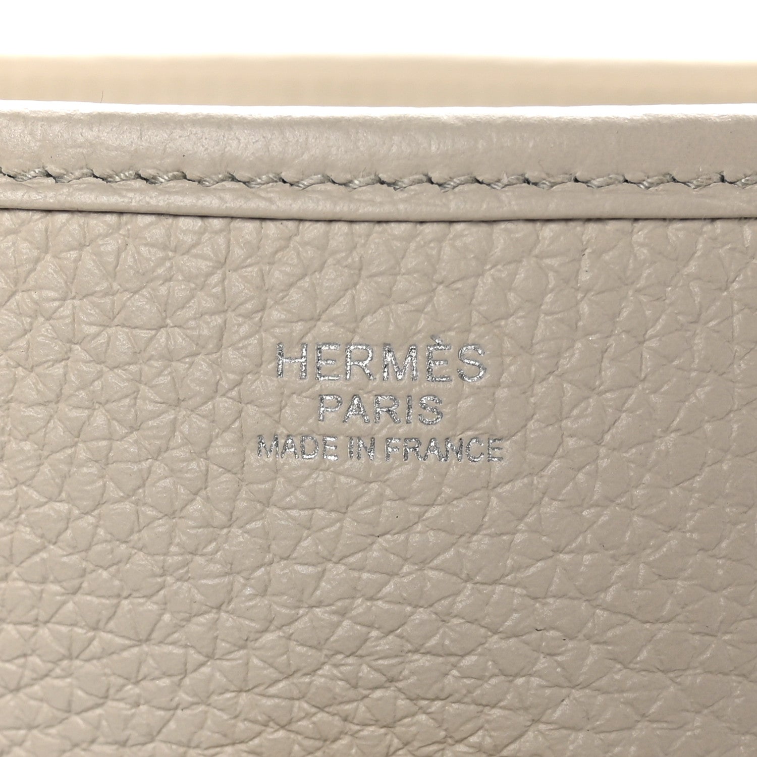 Hermes Taurillon Clemence Evelyne III PM Craie 6 of 10
