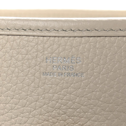 Hermes Taurillon Clemence Evelyne III PM Craie 6 of 10