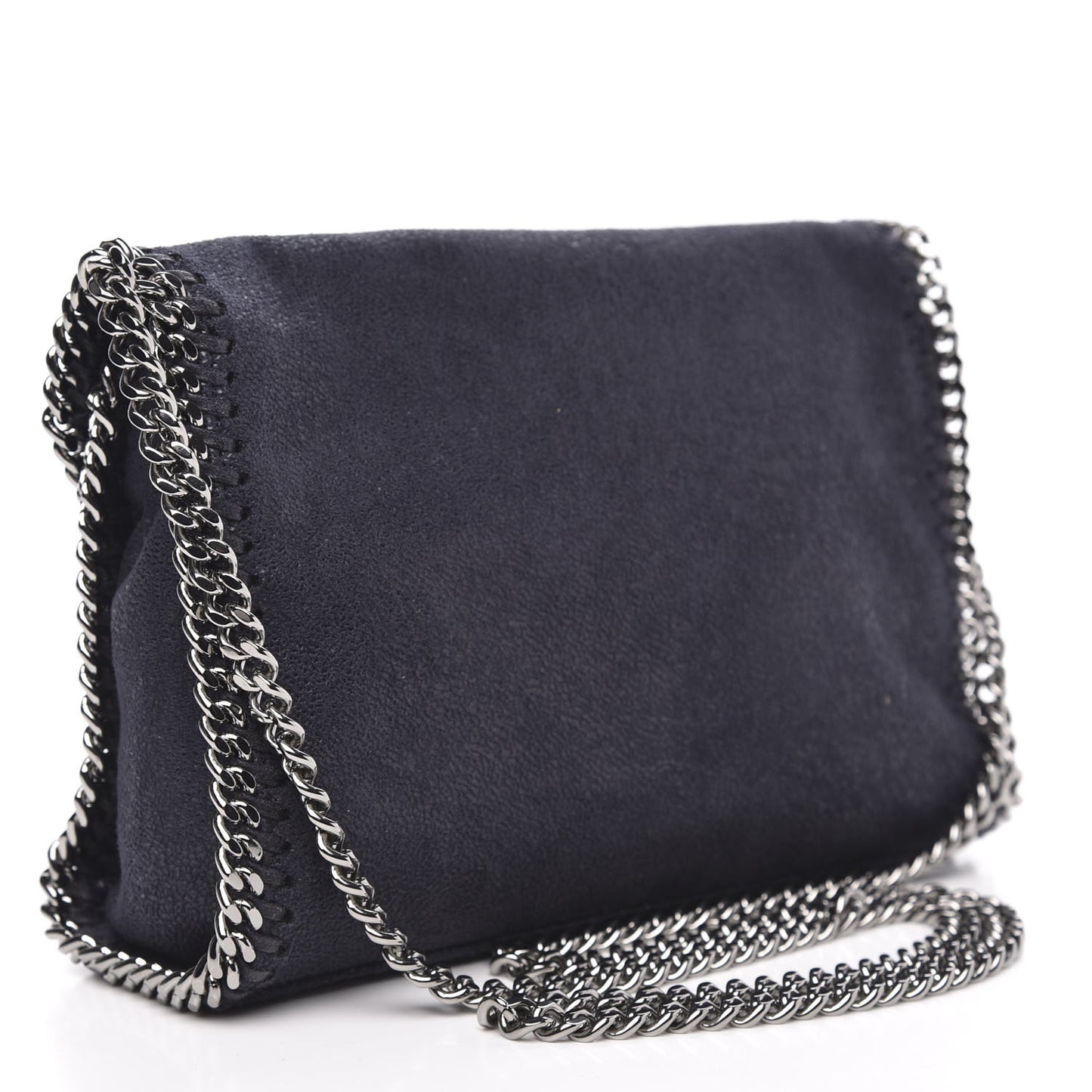 Shaggy Deer Falabella Mini Crossbody Bag Lapis Navy