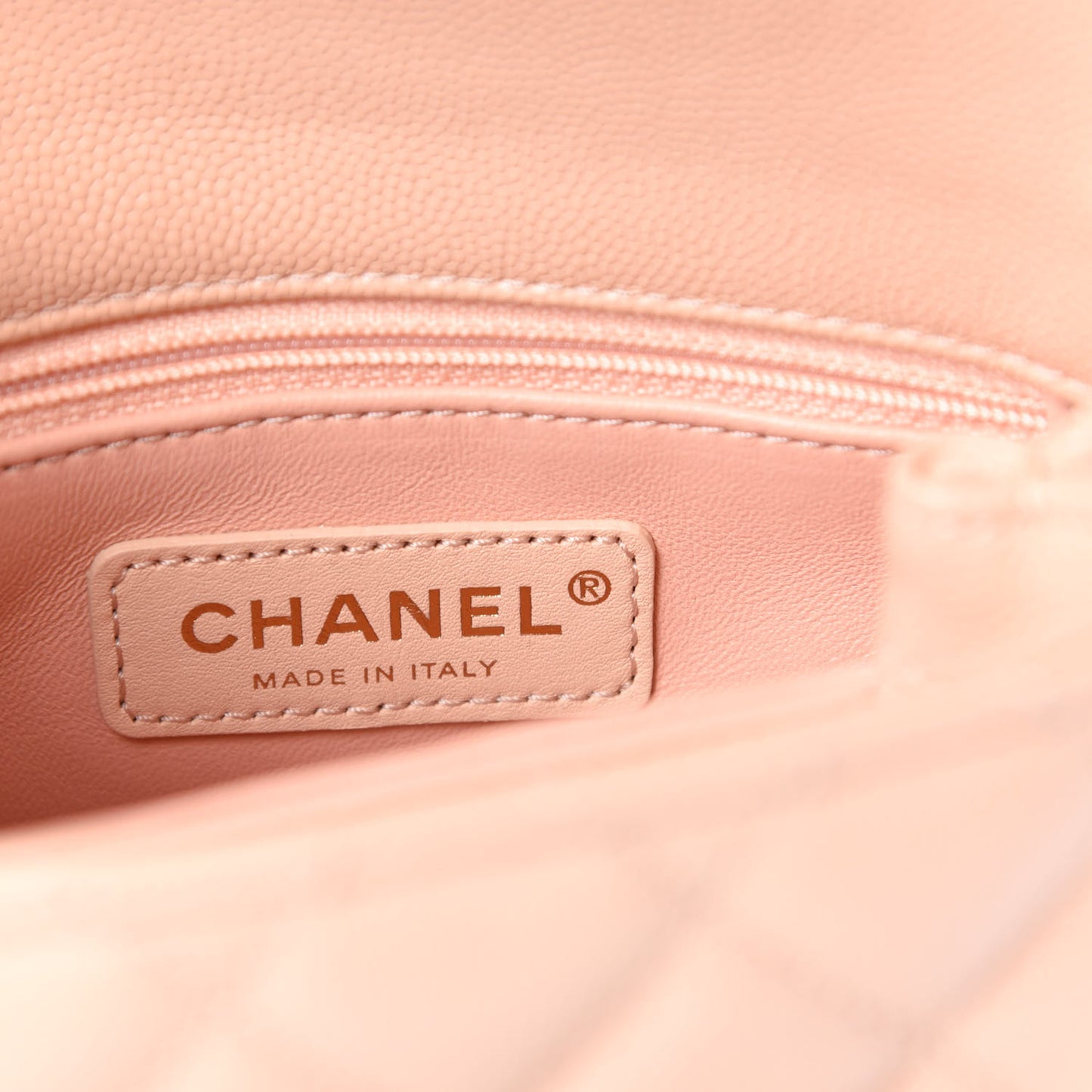 Caviar Quilted Extra Mini Coco Handle Flap Light Pink