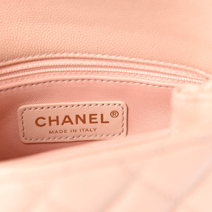 Chanel Caviar Quilted Extra Mini Coco Handle Flap Light Pink 8 of 11