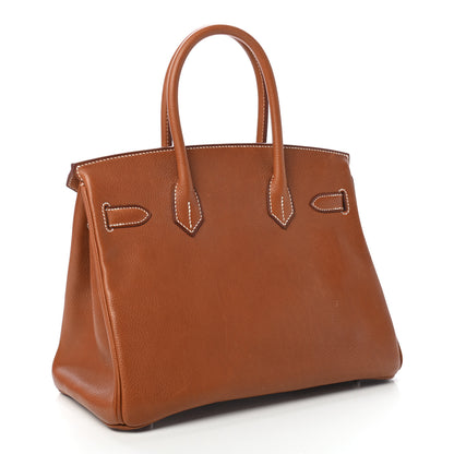 Hermes Natural Barenia Faubourg Birkin 30 Fauve 2 of 11