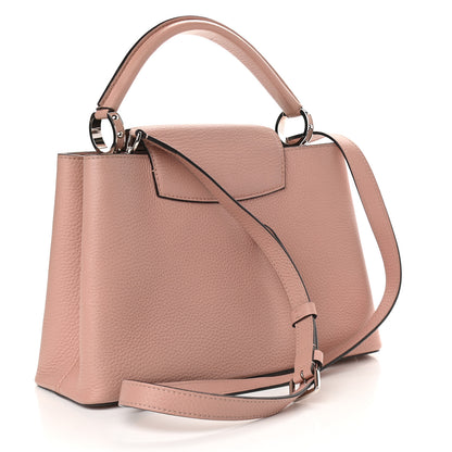 Louis Vuitton Taurillon Capucines PM Magnolia 2 of 7