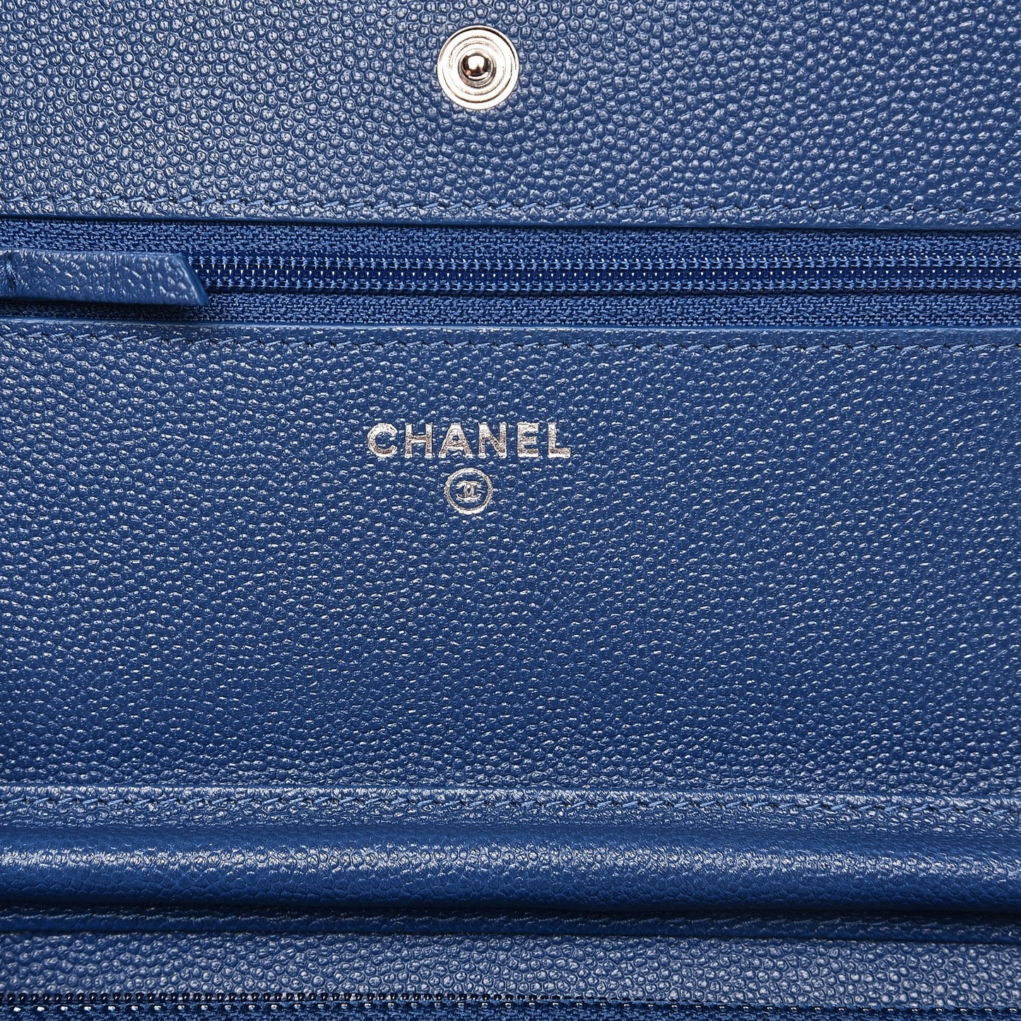 Caviar Chevron Wallet On Chain WOC Navy