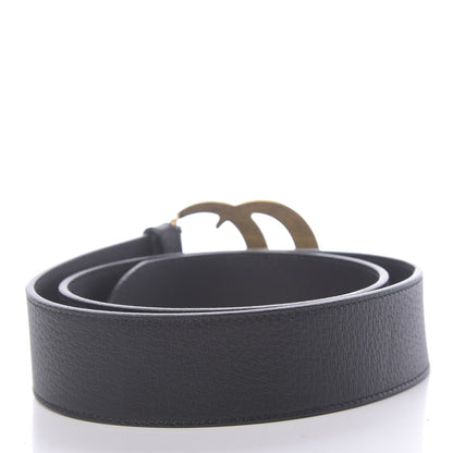 Gucci Textured Calfskin Double G 40mm Belt 75 30 Black 2 of 5