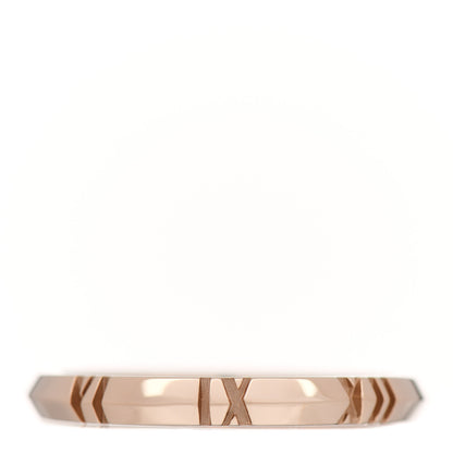 Tiffany 18K Rose Gold Atlas X Closed Narrow Ring 62 10 1 of 4