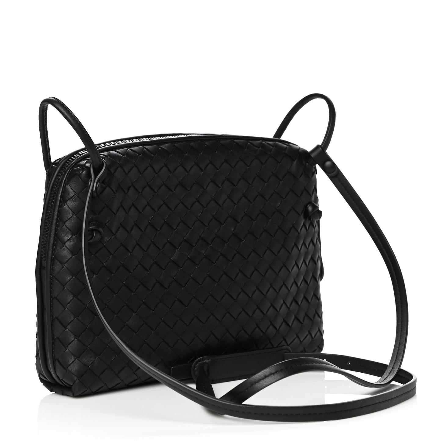 Nappa Intrecciato Nodini Bag Black