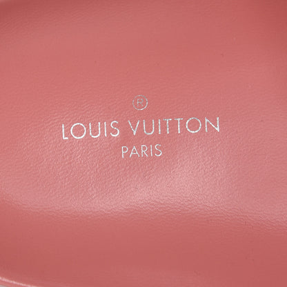 Louis Vuitton Damier Azur Bom Dia Flat Mules 37 Rose Clair 8 of 9