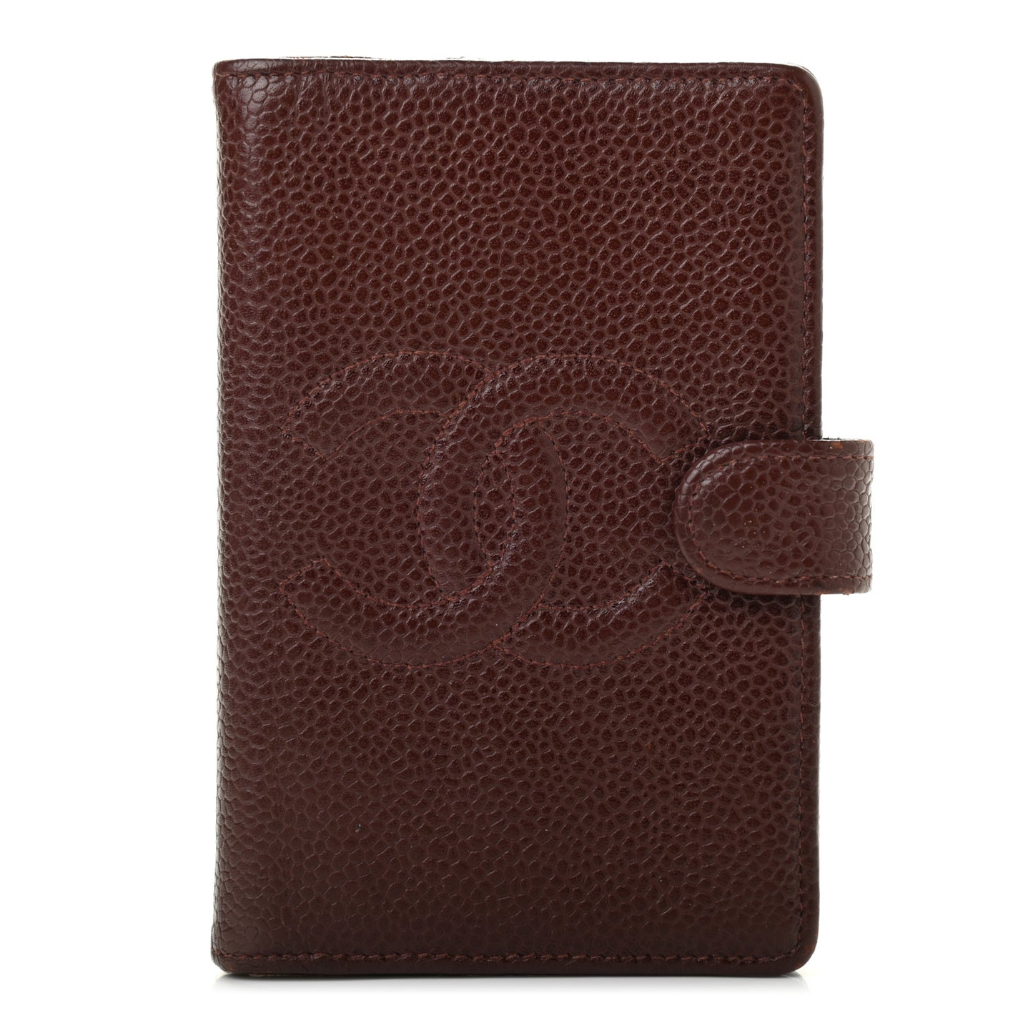 Caviar Timeless CC Ring Agenda Planner Brown