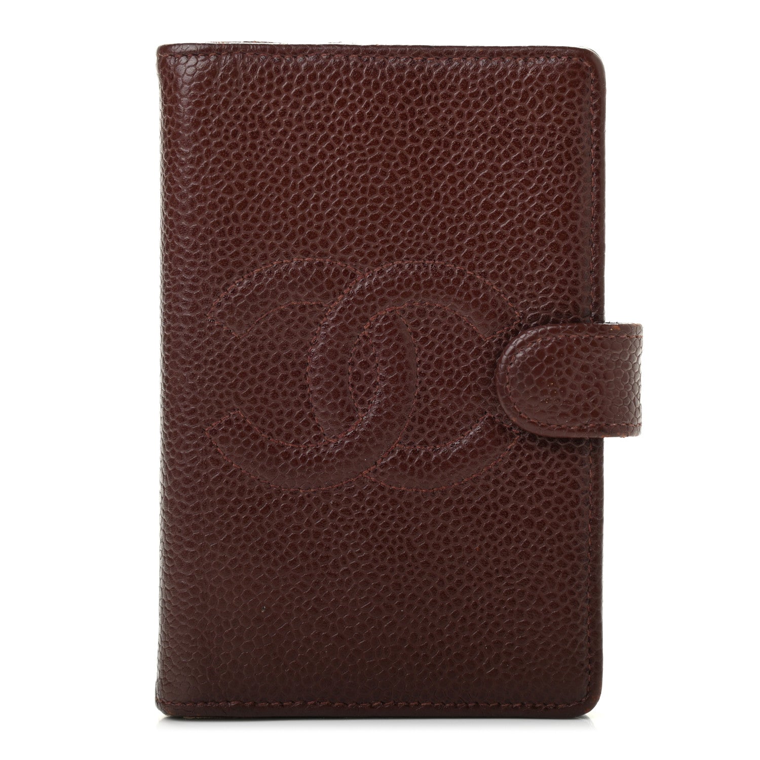 Chanel Caviar Timeless CC Ring Agenda Planner Brown 1 of 10