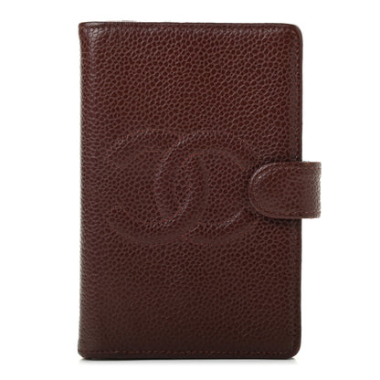 Chanel Caviar Timeless CC Ring Agenda Planner Brown 1 of 10