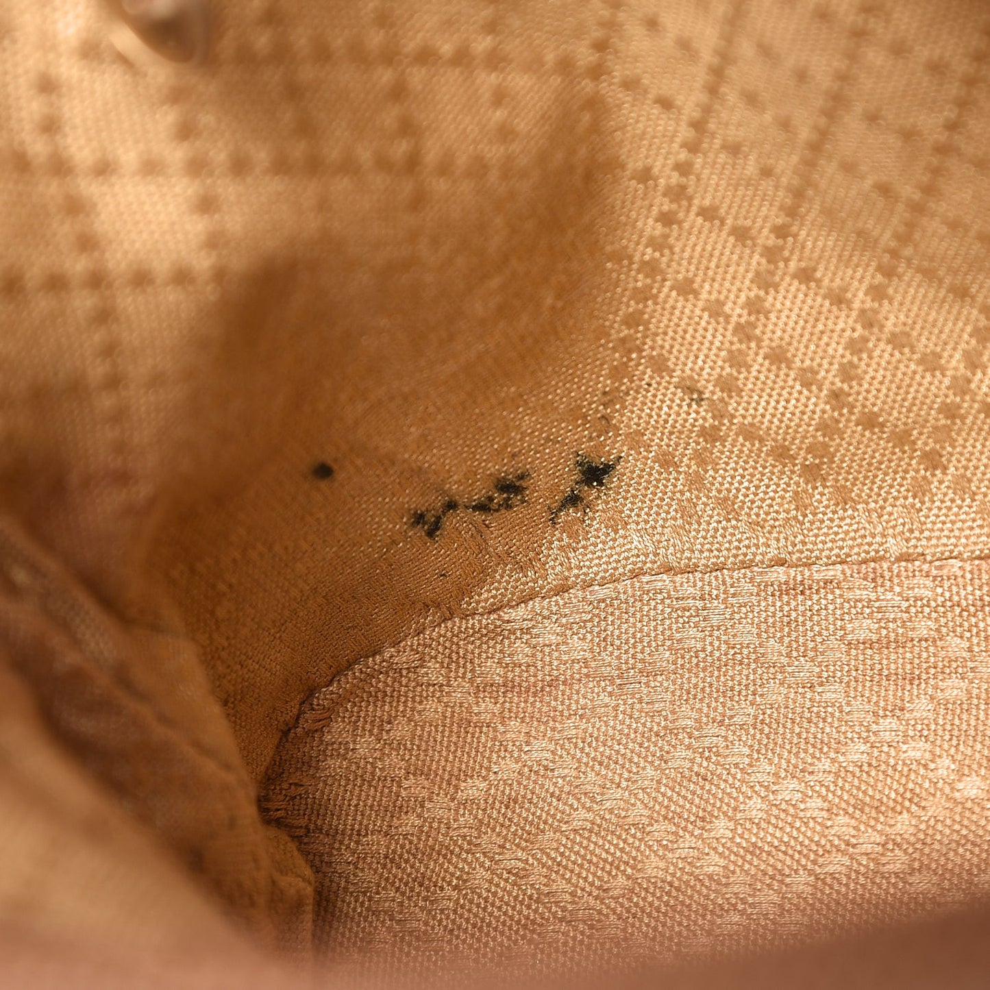 Suede Bamboo Top Handle Tote Tan
