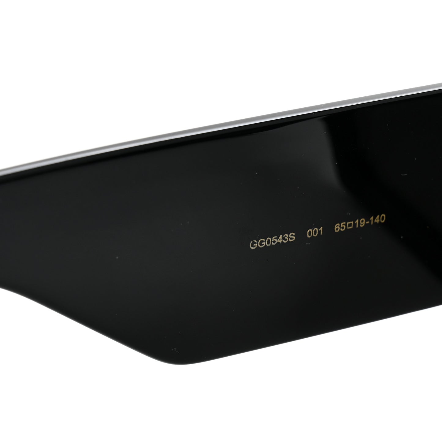 Acetate Rectangular Flap GG0543S Sunglasses Black