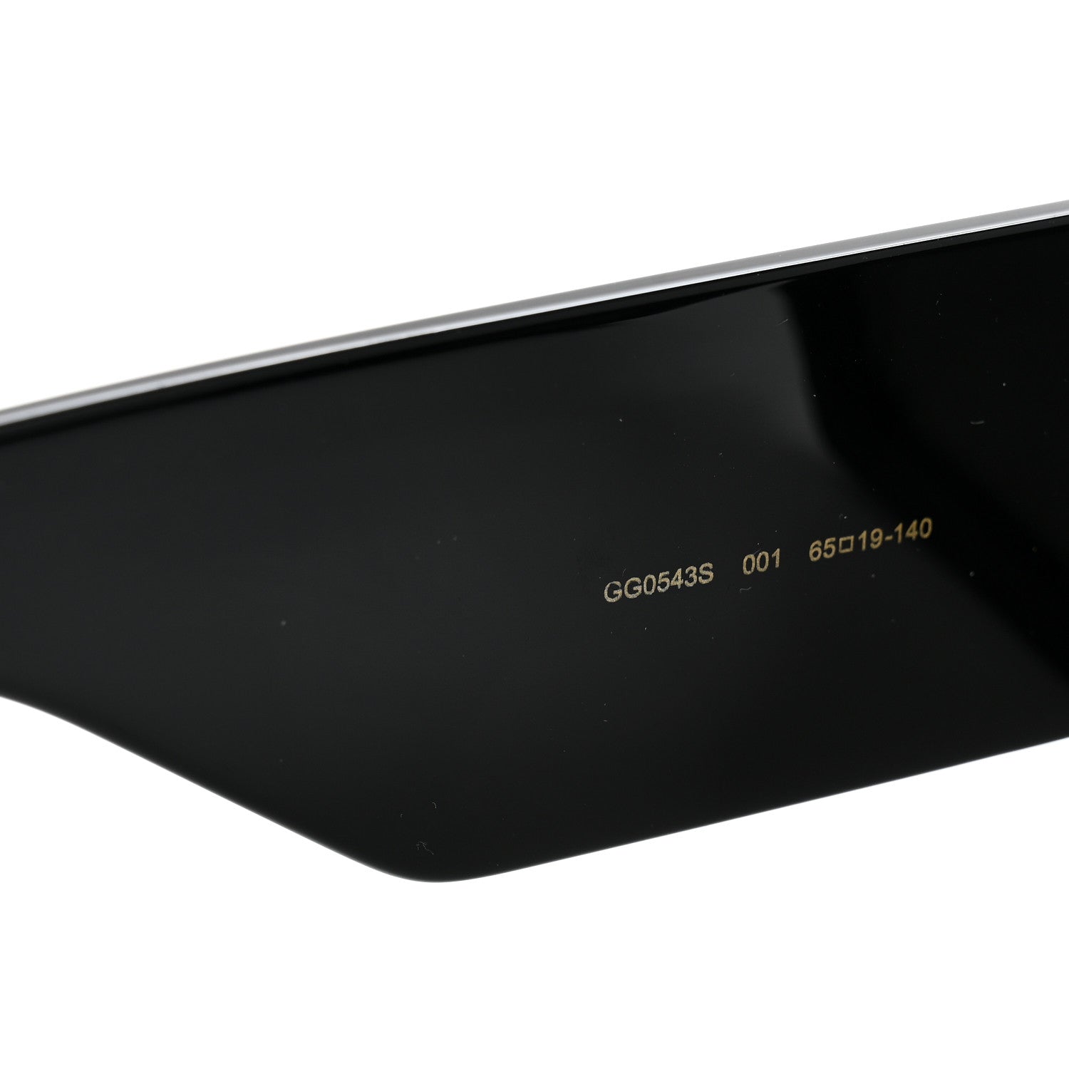 Gucci Acetate Rectangular Flap GG0543S Sunglasses Black 6 of 8