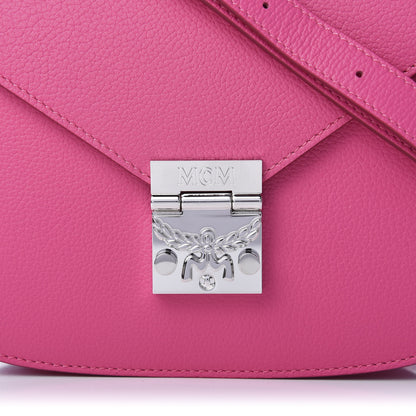 MCM Calfskin Patricia Small Crossbody Bag Sugar Pink 10 of 10