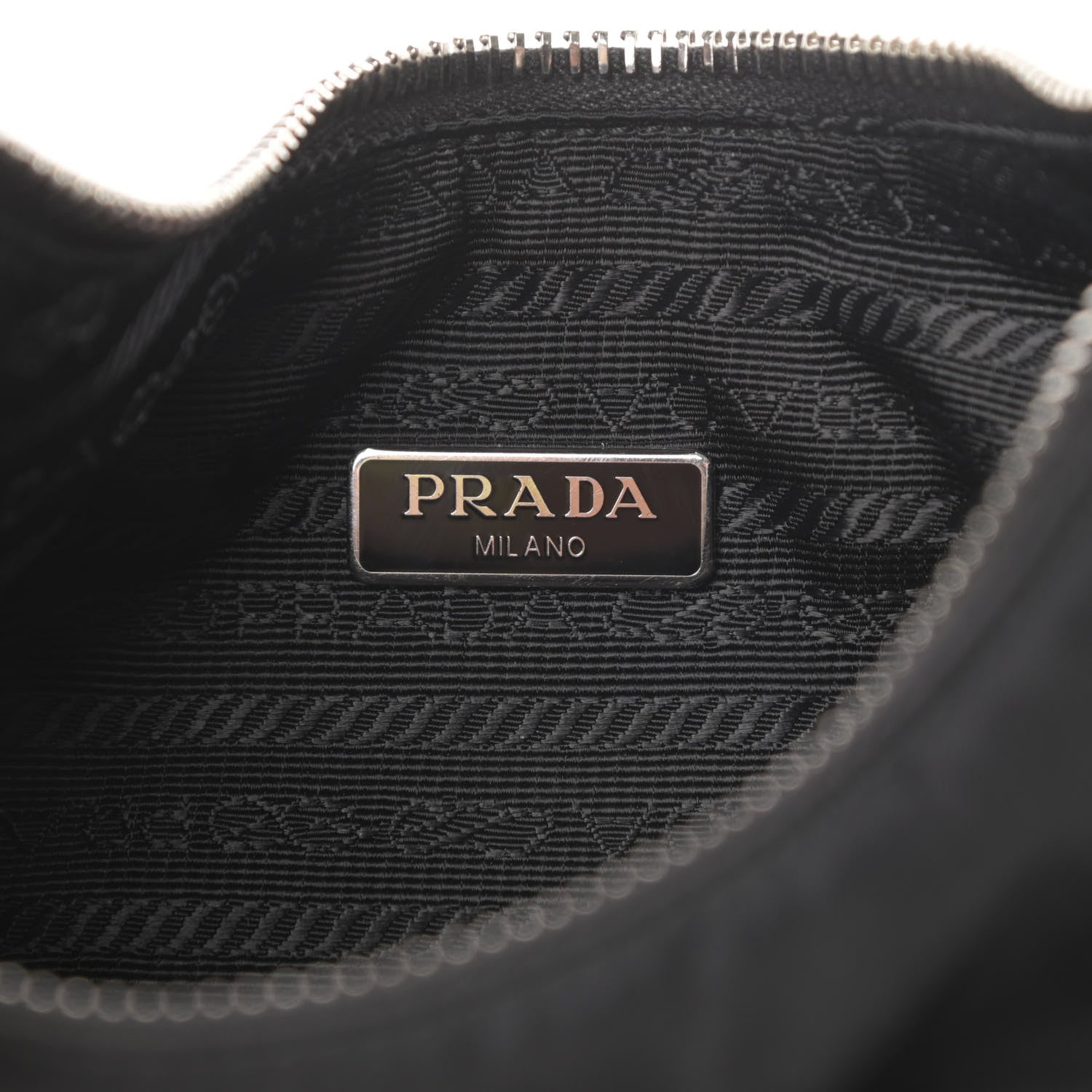 Prada Nylon Re-Edition 2005 Shoulder Bag Black 7 of 14