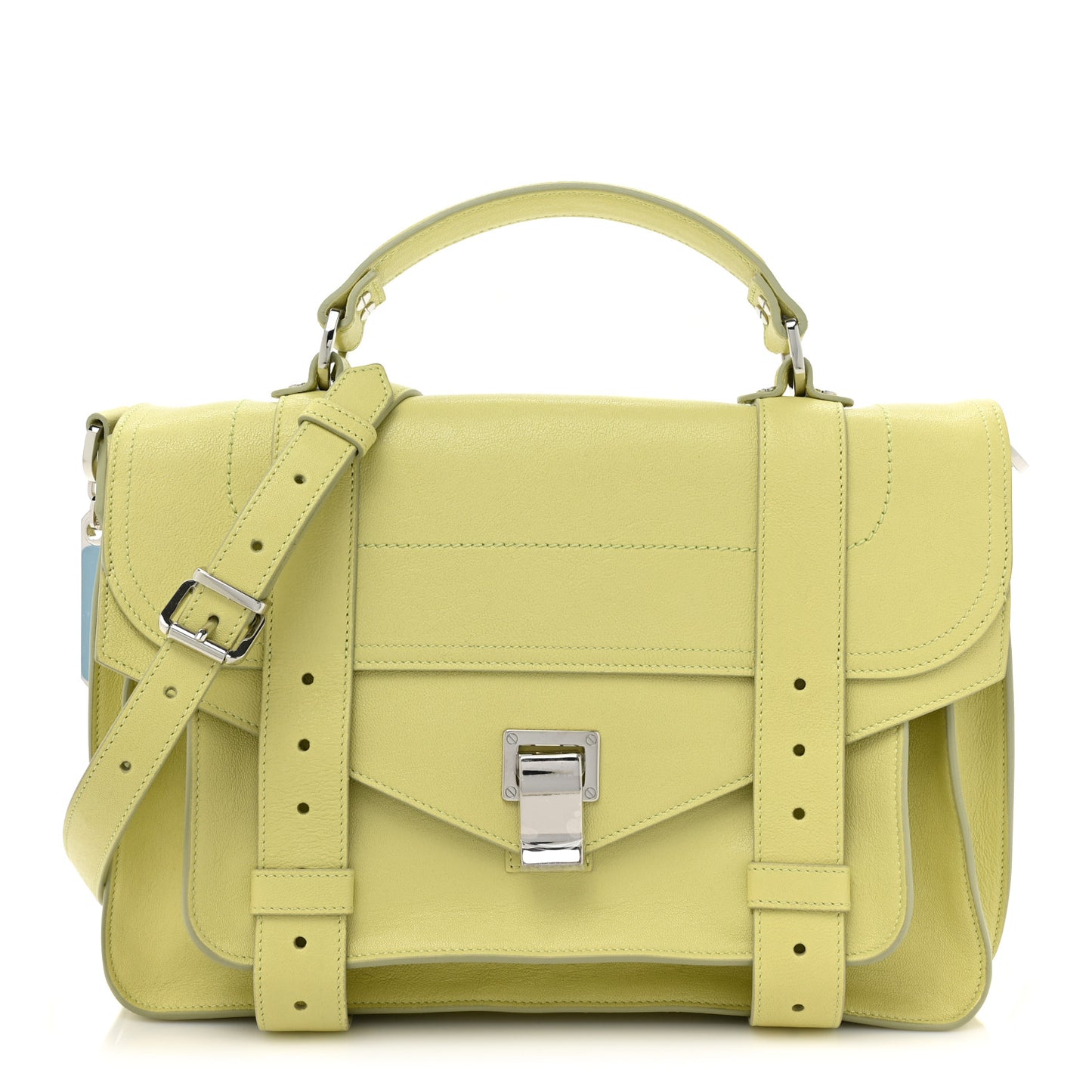 Lambskin Medium PS1 Satchel Pale Green