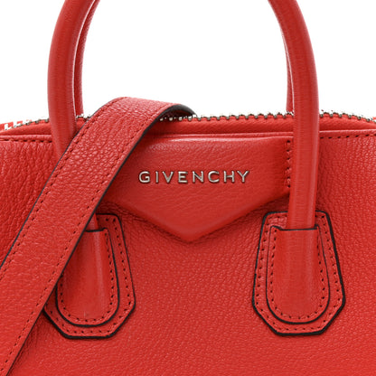 Givenchy Sugar Goatskin Mini Antigona Pop Red 8 of 13