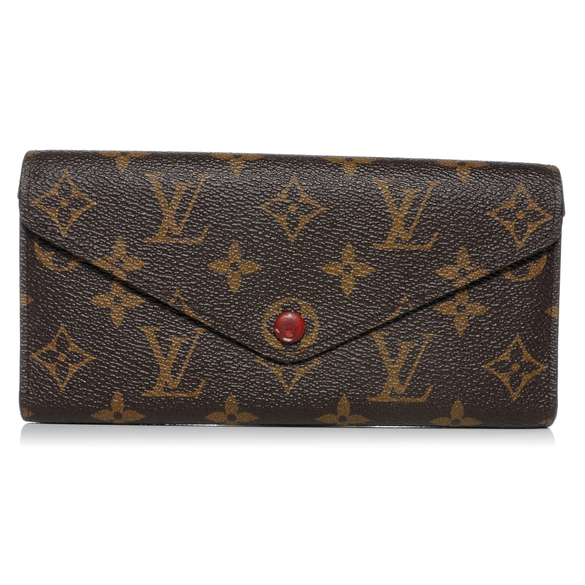 Louis Vuitton Monogram Josephine Wallet Red 1 of 6