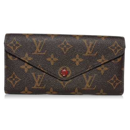 Louis Vuitton Monogram Josephine Wallet Red 1 of 6