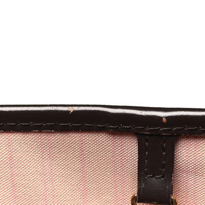 Louis Vuitton Damier Ebene Neo Neverfull MM Rose Ballerine 10 of 13