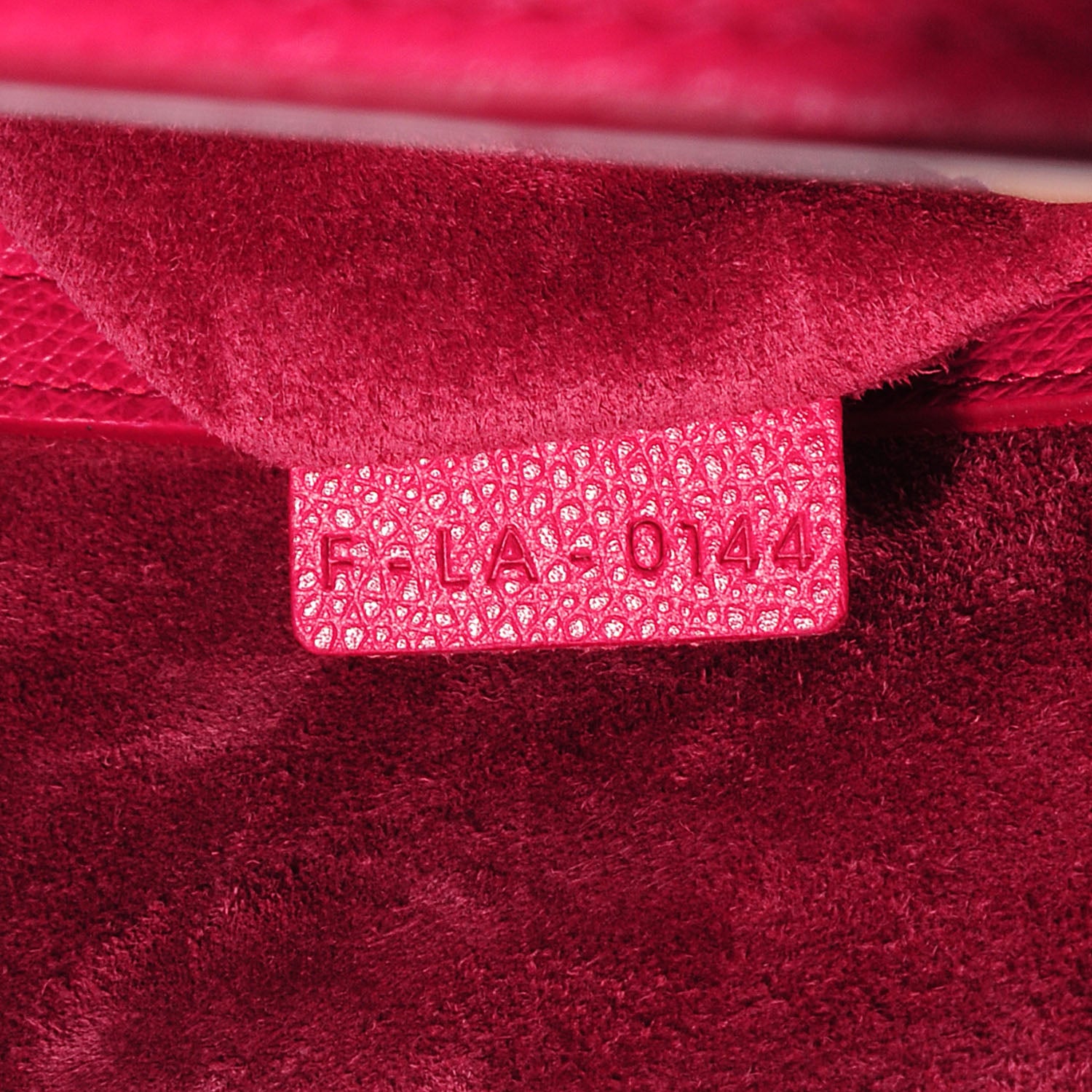 Celine Grained Calfskin Medium Phantom Luggage Fuchsia 7 of 7