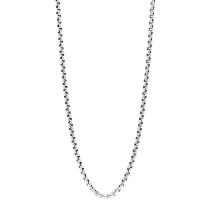 David Yurman Sterling Silver 4.8mm Box Chain Necklace 26" 1 of 4