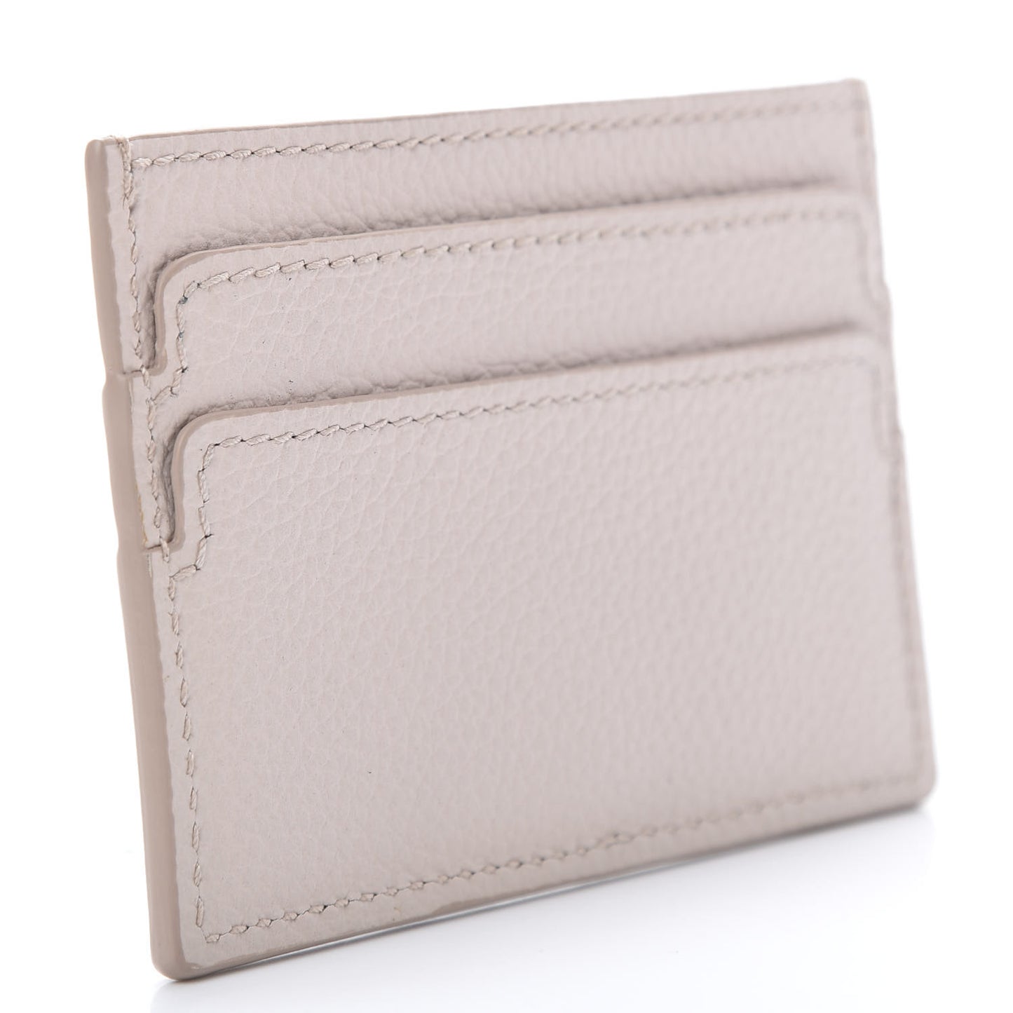 Calfskin Skull Card Holder Teint