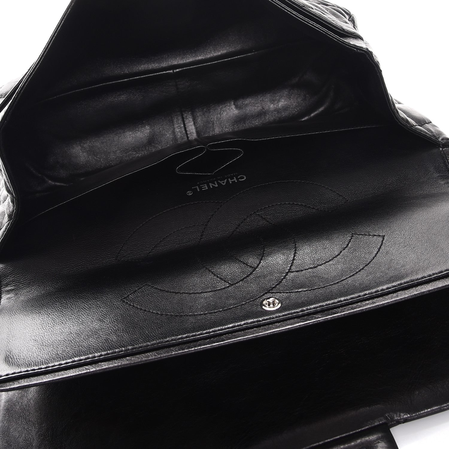 Chanel Glazed Calfskin Quilted 2.55 Reissue 227 Flap So Black 5 of 9