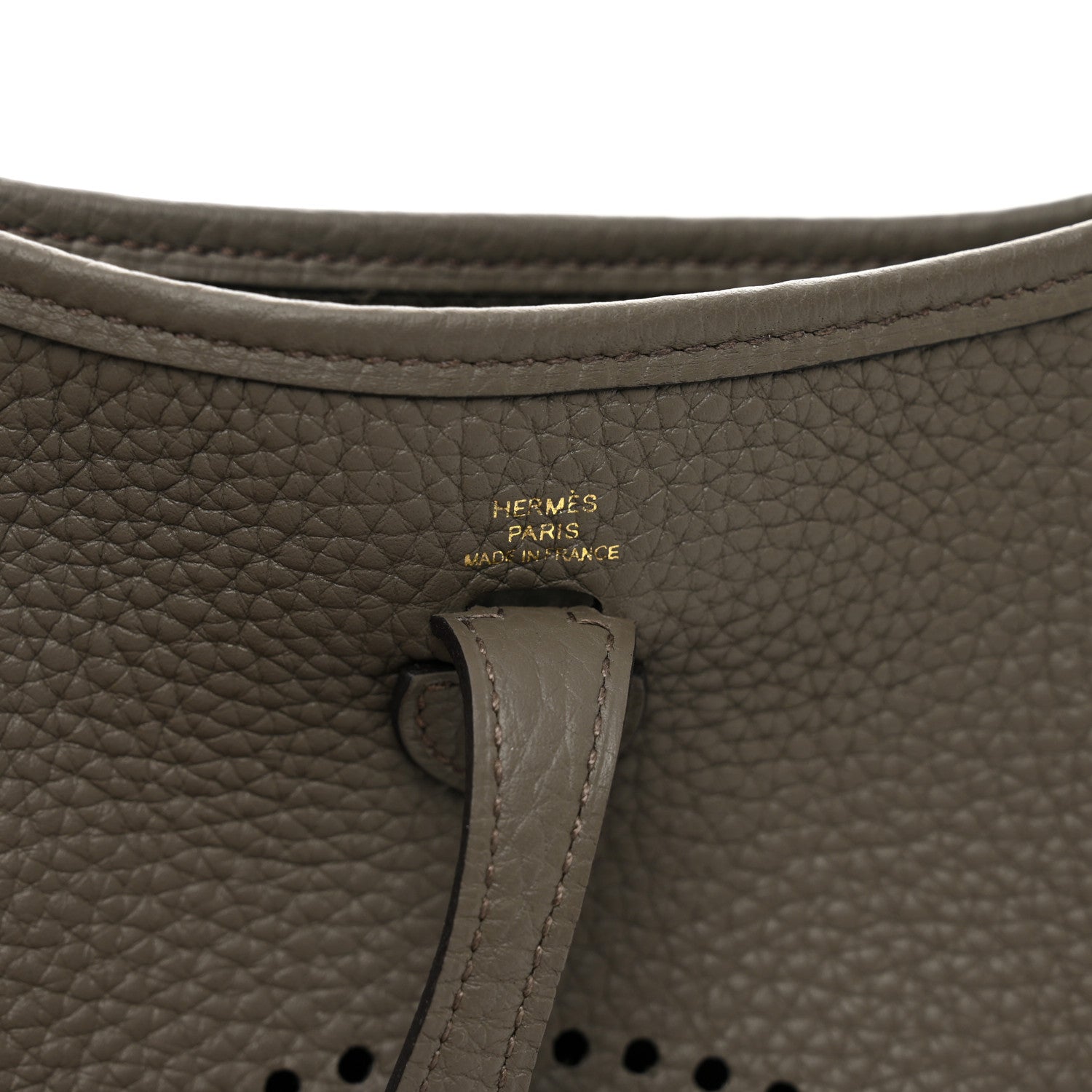Hermes Taurillon Clemence Evelyne TPM Etain 6 of 9