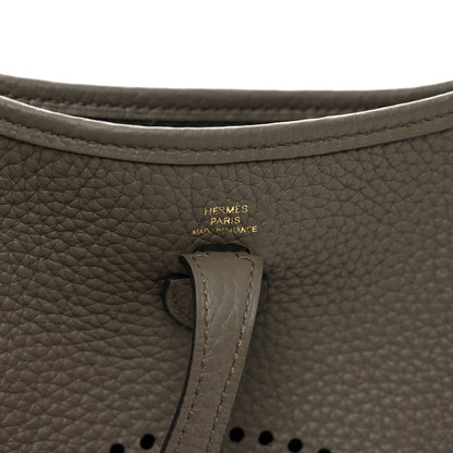 Hermes Taurillon Clemence Evelyne TPM Etain 6 of 9