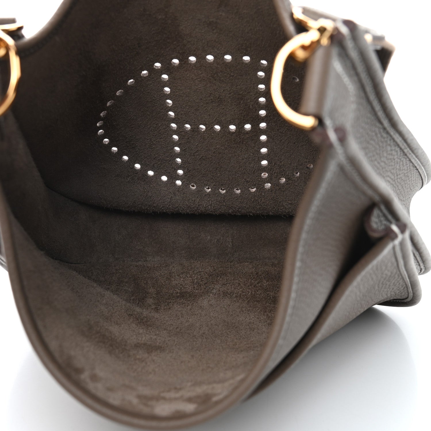 Hermes Taurillon Clemence Evelyne III PM Etoupe 4 of 7