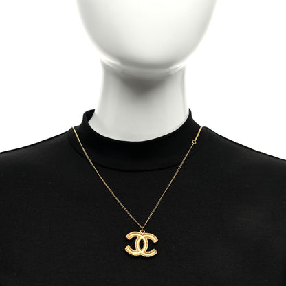 Chanel Metal CC Necklace Matte Gold 2 of 4
