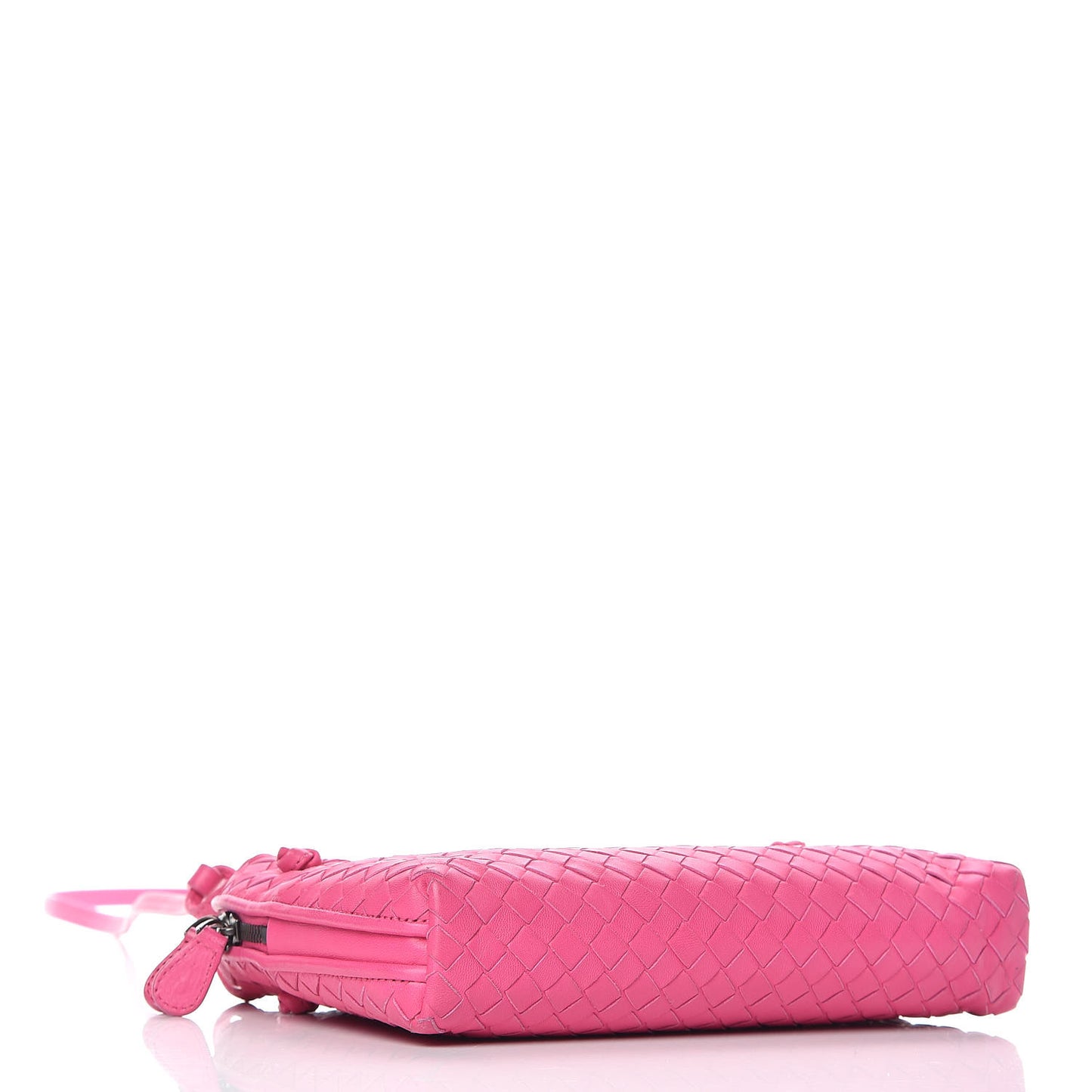 Nappa Intrecciato Nodini Bag Rosa Shock