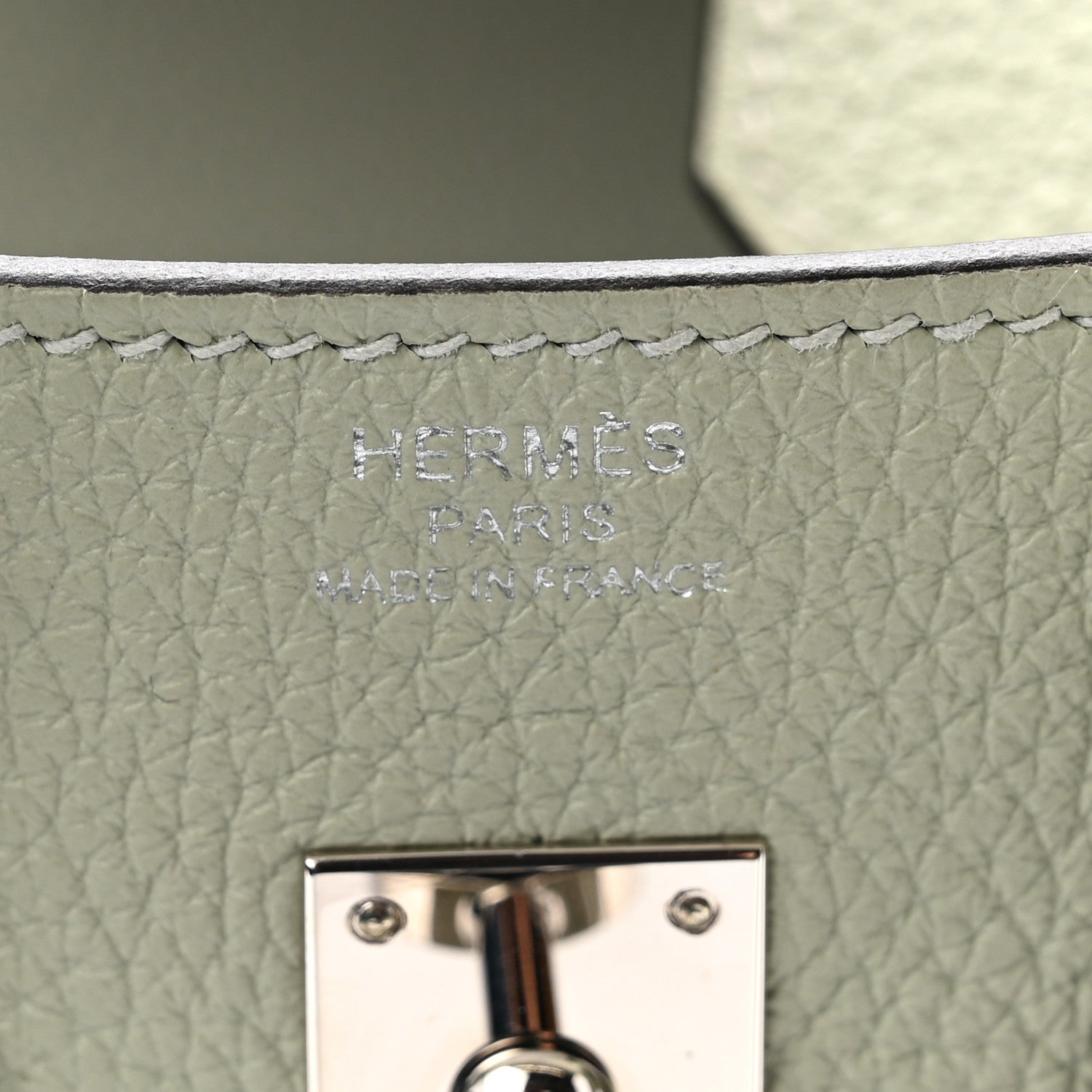 Hermes Togo Birkin 25 Gris Neve 6 of 13