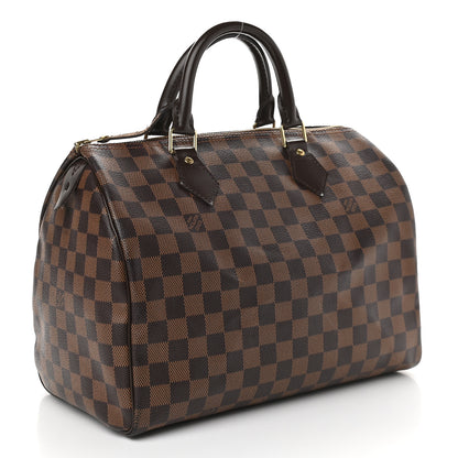 Louis Vuitton Damier Ebene Speedy 30 3 of 9
