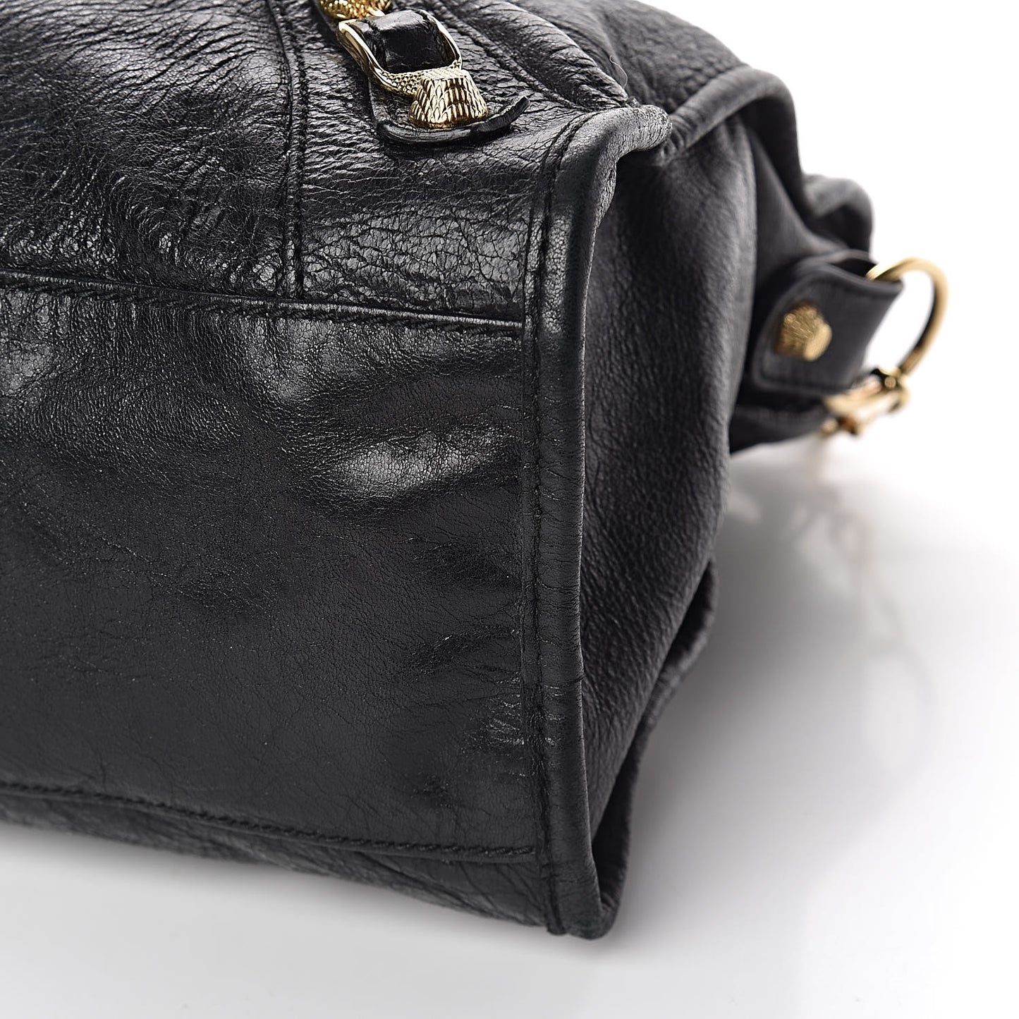 Agneau Giant 12 Gold Hardware City Black