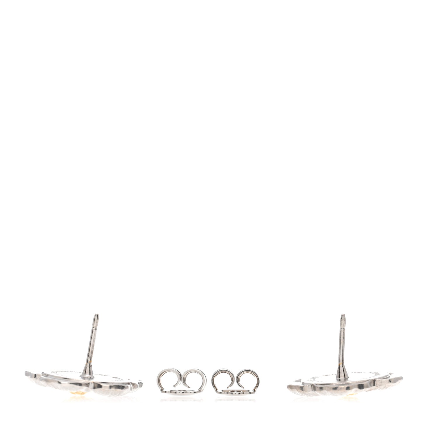 Sterling Silver Vermeil Blossoms Gardenia Earrings