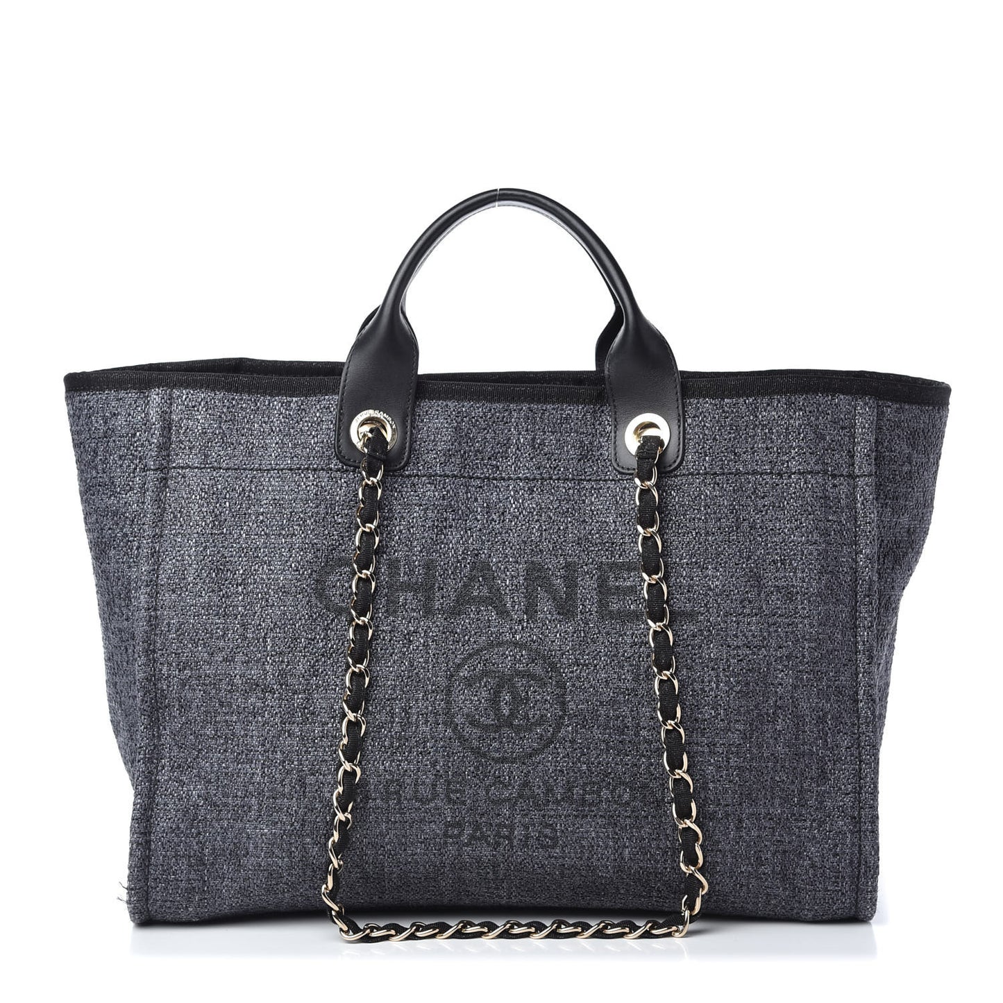 Canvas Medium Deauville Tote Charcoal