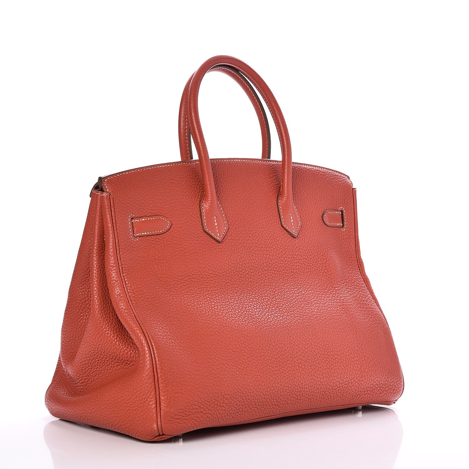 Hermes Taurillon Clemence Birkin 35 Sanguine 3 of 32