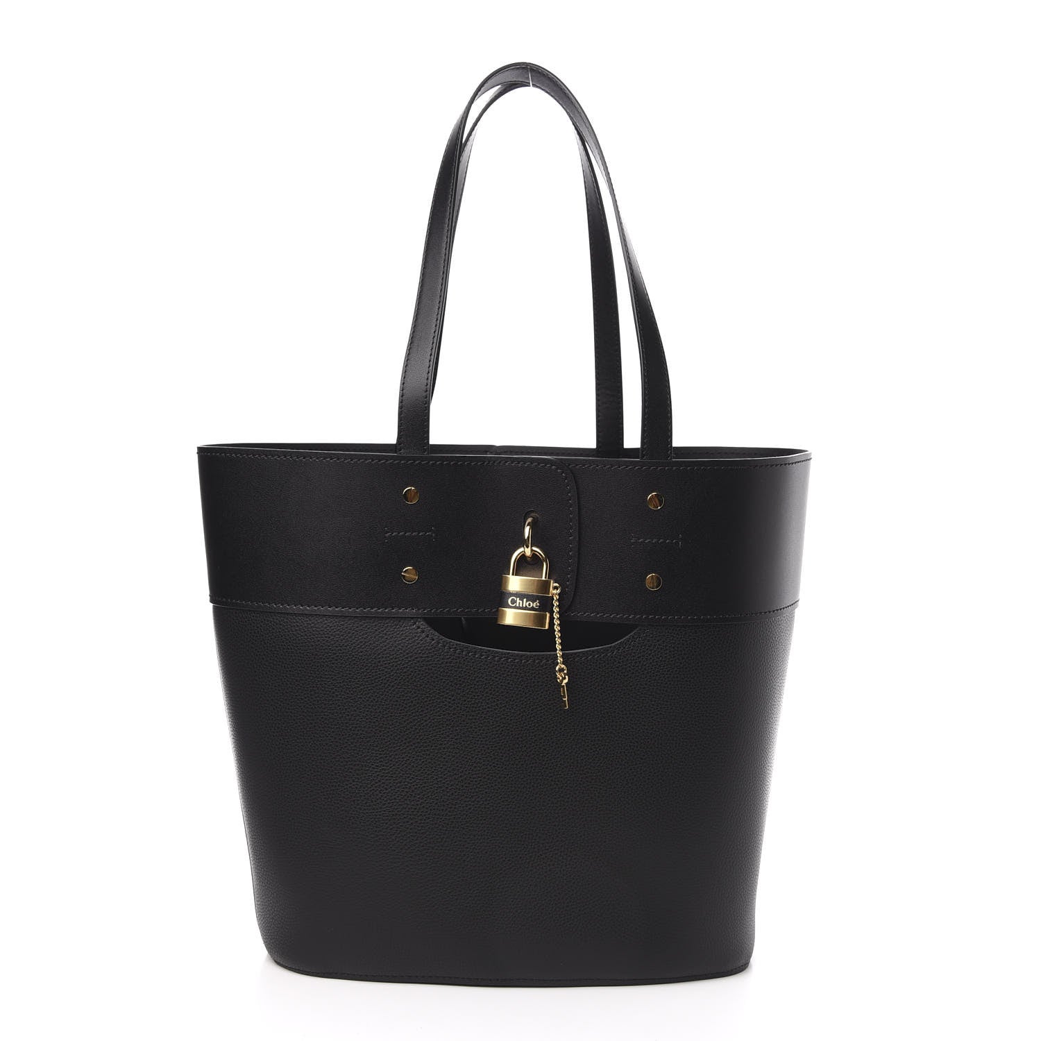 Chloe Smooth Grained Calfskin Medium Aby Tote Black 3 of 10