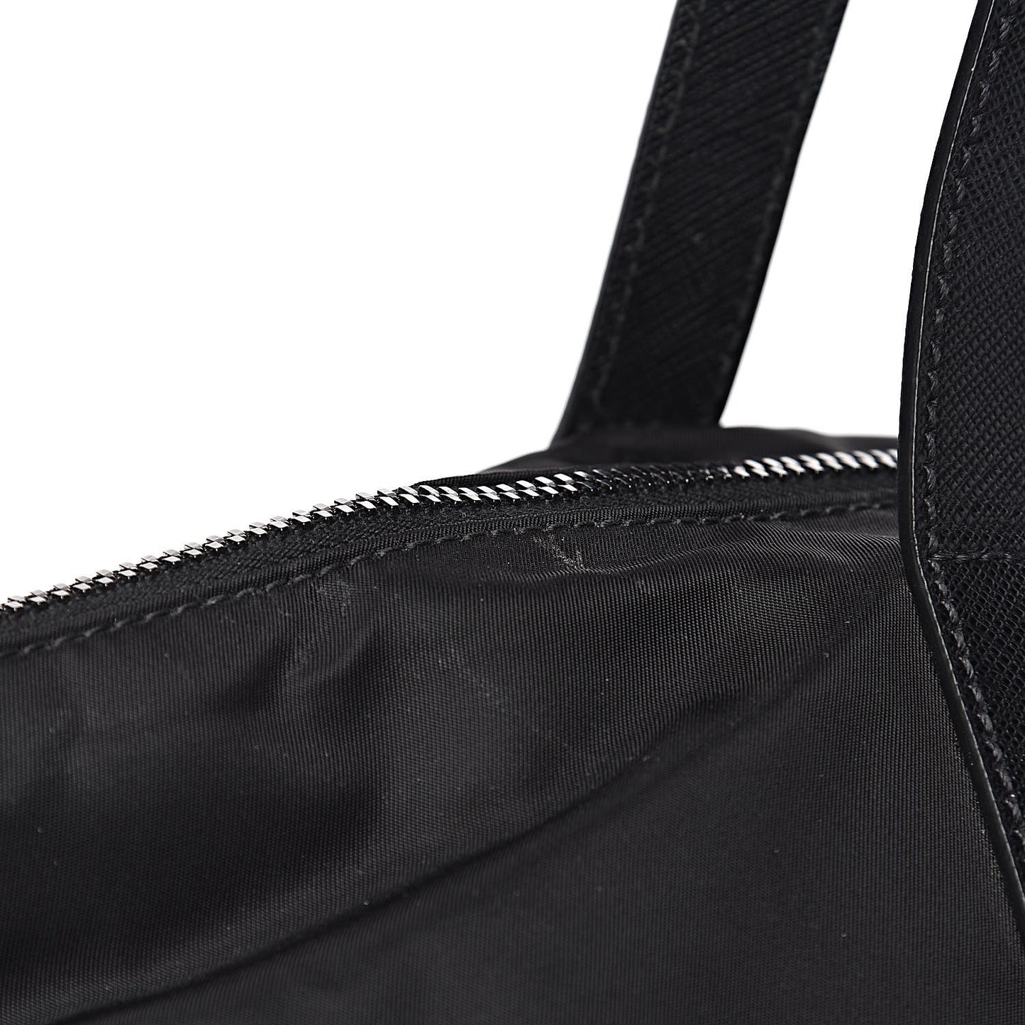 X JAMES JEAN Tessuto Nylon Patch Shopping Tote Black