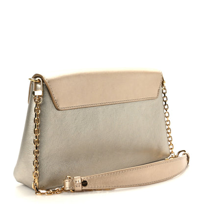 Louis Vuitton Metallic Calfskin Love Note Gold Silver 3 of 8