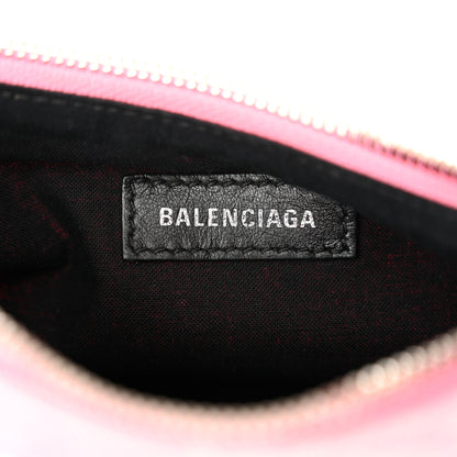 Balenciaga Denim BB Monogram Le Cagole Shoulder Bag XS Pink 7 of 13