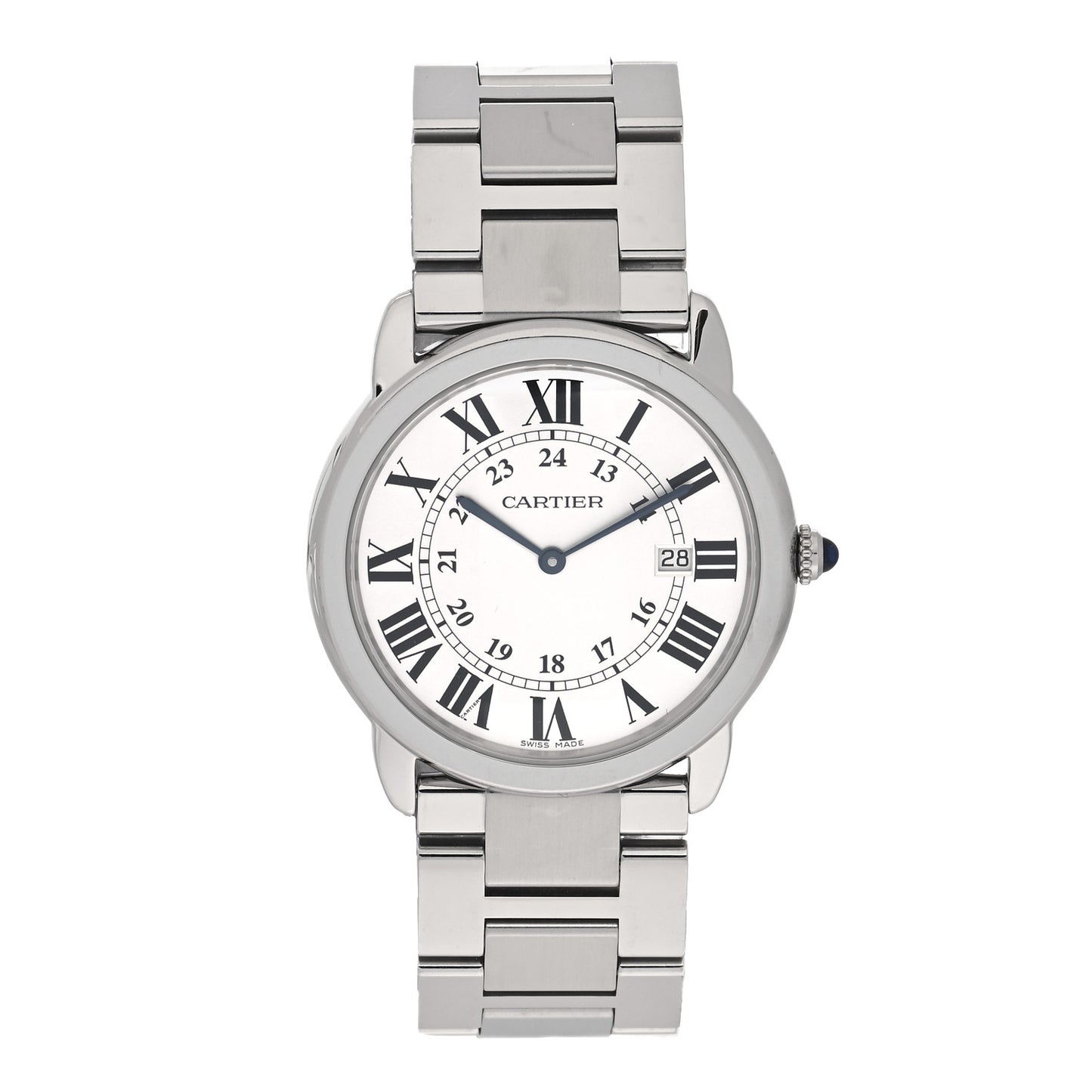 Stainless Steel 36mm Ronde Solo Quartz Watch